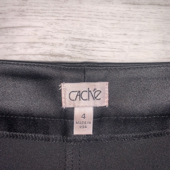 CACHE Black Shorts Size 4 NWT - Picture 2 of 7